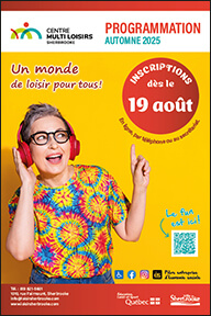 Programmation automne 2025 - Centre Multi Loisirs Sherbrooke