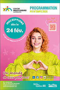 Programmation printemps 2026 - Centre Multi Loisirs Sherbrooke