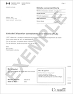 Exemple – allocation canadienne pour enfants du gouvernement du Canada